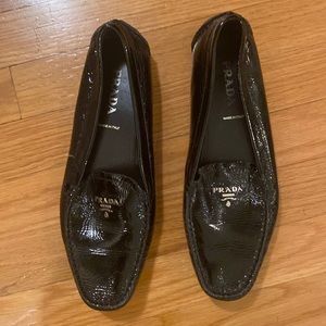 Prada Mocassins. Patent leather, great condition